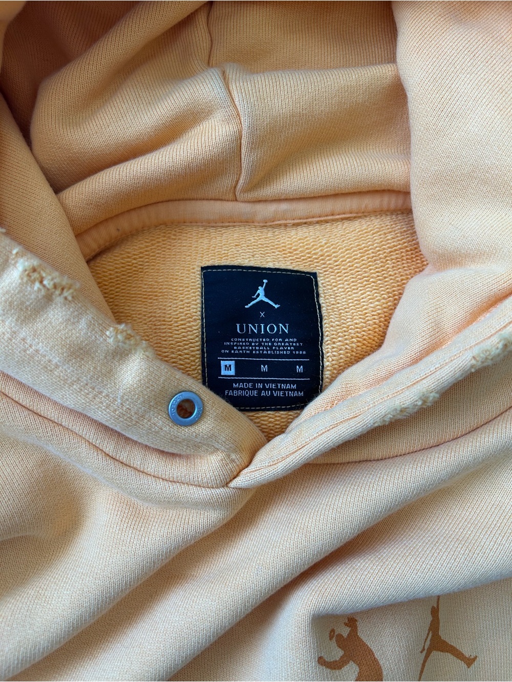 Air Jordan x Union MJ FLC Hoodie 'Sport Gold' - Picture 6 of 6